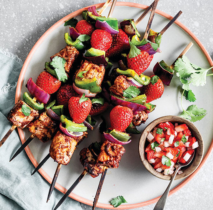 Strawberry & Tuna Kebabs